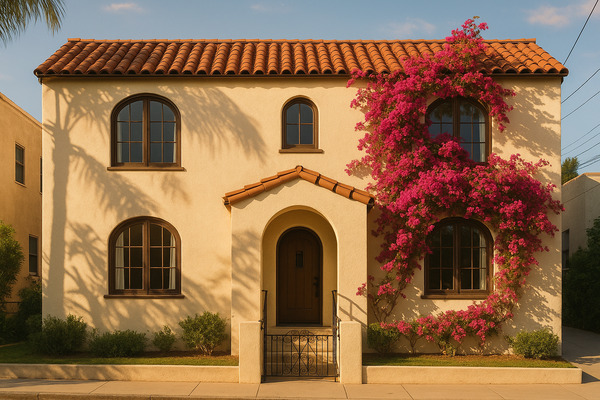 2BR rental in Highland Park — Highland Park 50th — 2BR Spanish duplex